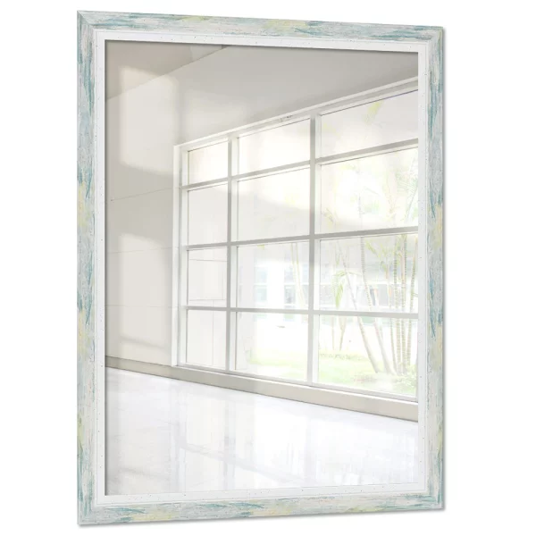 Miroir mural sur mesure Senkele turquoise | miroir (2 mm)