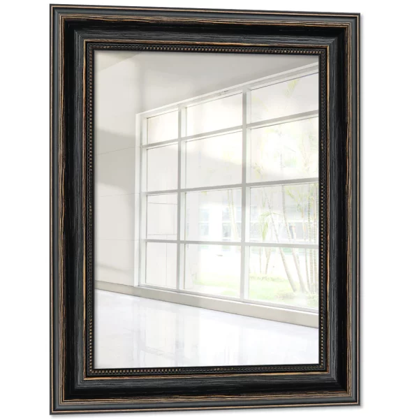 Miroir mural sur mesure Irupu noir | miroir (2 mm)