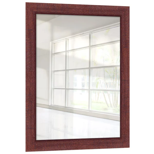 Holz Wandspiegel Chaudron 30x45 cm | Mahagoni | Spiegel (2 mm)