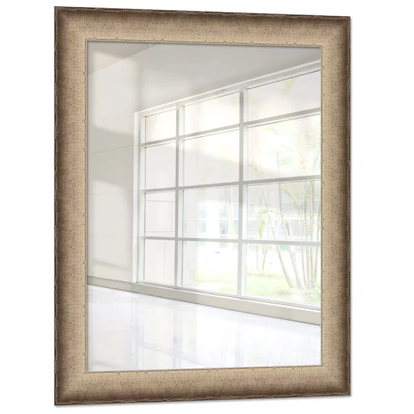 Miroir mural sur mesure Tinkisso ivoire mat | miroir (2 mm)