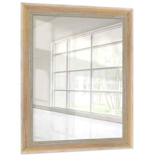 Holz Wandspiegel Chisanga 30x45 cm | Braun | Spiegel (2 mm)