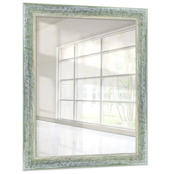 Miroir mural sur mesure Chisanga vert | miroir (2 mm)