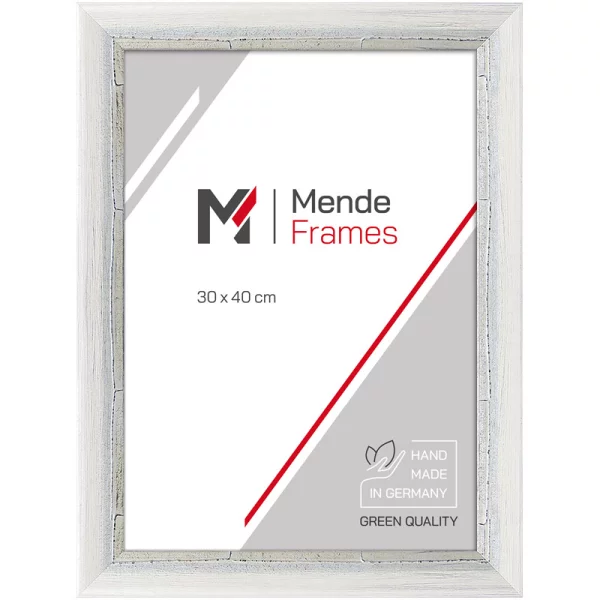 Cadre en bois Chisanga 10x15 cm | blanc | verre standard (2 mm)