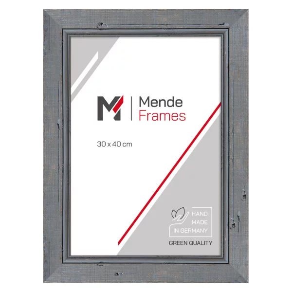 Holz Bilderrahmen Barnafoss 10x10 cm | Grau | Normalglas (2 mm)