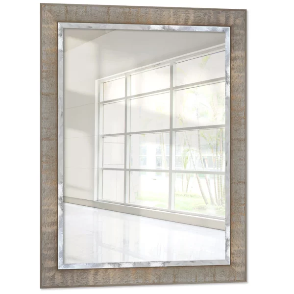 Holz Wandspiegel Martins 30x45 cm | Taupe | Spiegel (2 mm)