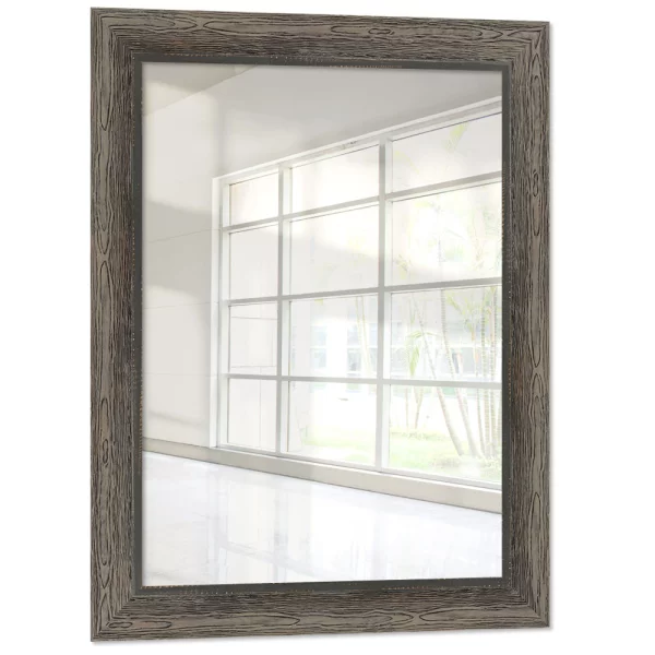 Miroir mural sur mesure Tarsus brun gris | miroir (2 mm)