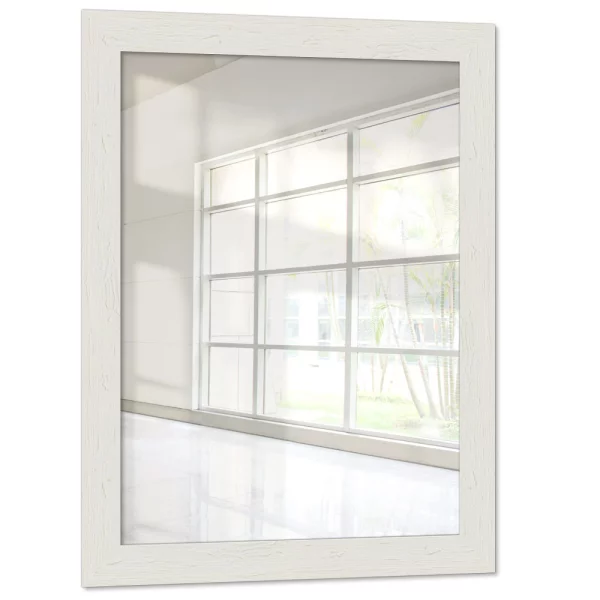 Miroir mural Golestan 10x10 cm | blanc | miroir (2 mm)