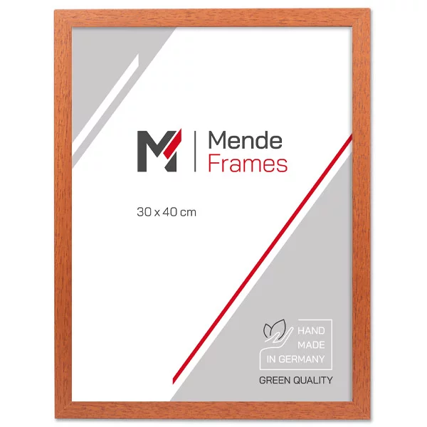 Cadre en bois Koudou 10x10 cm | cerise | verre standard (2 mm)