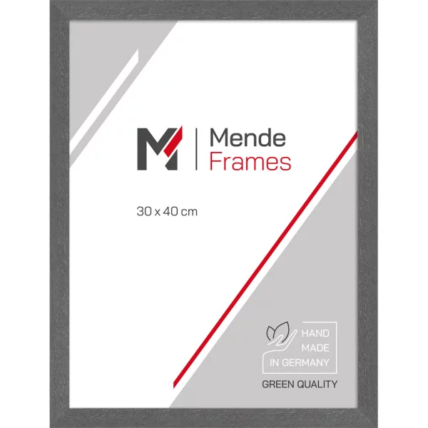 Cadre en bois Mareb 15x15 cm | gris | verre standard (2 mm)