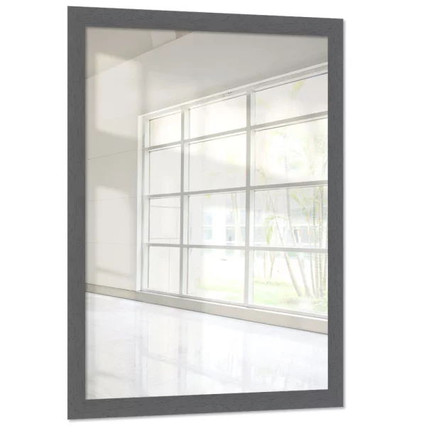 Miroir mural sur mesure Mareb gris | miroir (2 mm)