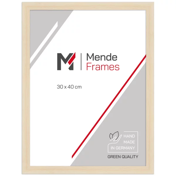 Cadre en bois Kano 10x10 cm | naturel | verre standard (2 mm)