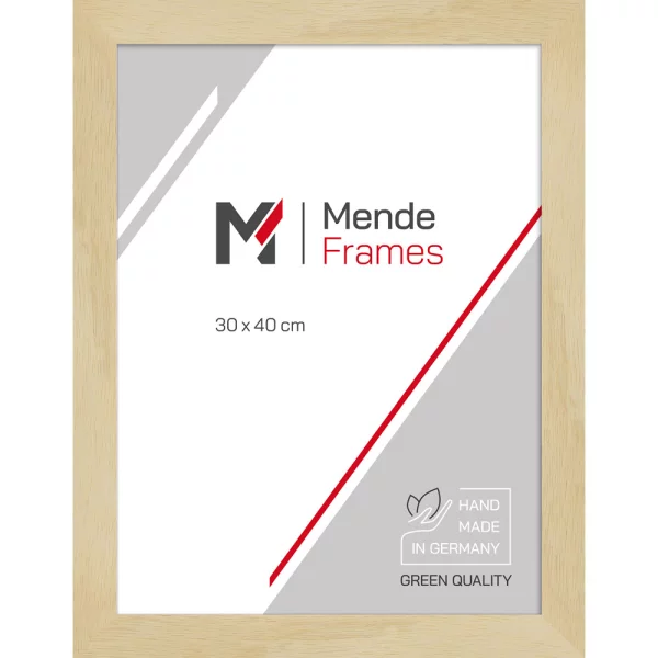Cadre en bois Rebolan 15x15 cm | bois brut non verni | verre standard (2 mm)