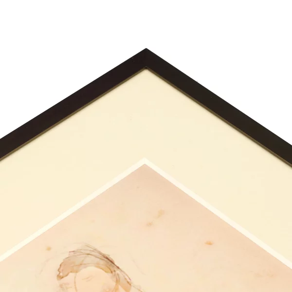 2,3 mm Passepartout in Museumsqualität mit individuellem Ausschnitt 80x120 cm | Elfenbein glatt (250)