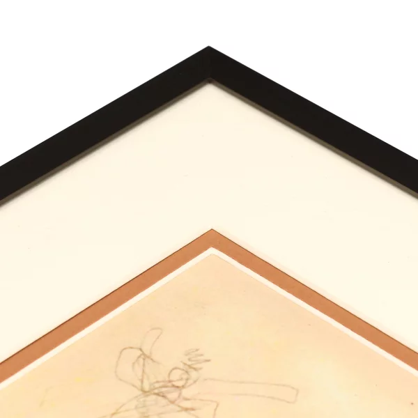 1,4 mm Doppel-Passepartout in Standardformaten 9x13 cm (5x7 cm) | Ahorn (946)