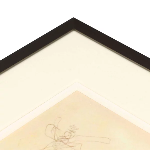 1,4 mm Doppel-Passepartout in Standardformaten 9x13 cm (5x7 cm) | Arktikweiß (201)