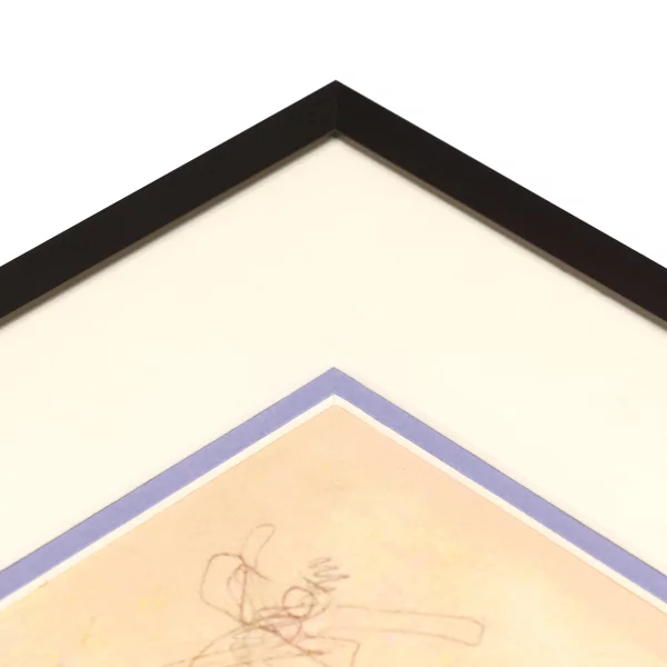 1,4 mm Doppel-Passepartout in Standardformaten 9x13 cm (5x7 cm) | Blauviolett (256)