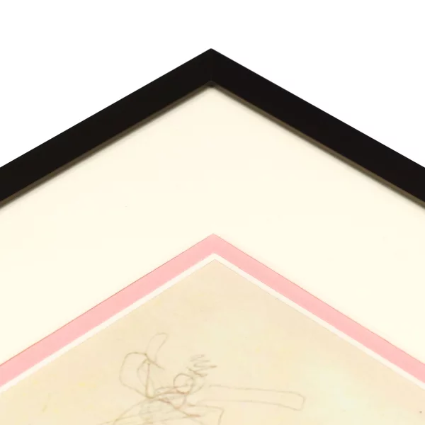 1,4 mm Doppel-Passepartout in Standardformaten 9x13 cm (5x7 cm) | Bonbonrot (277)