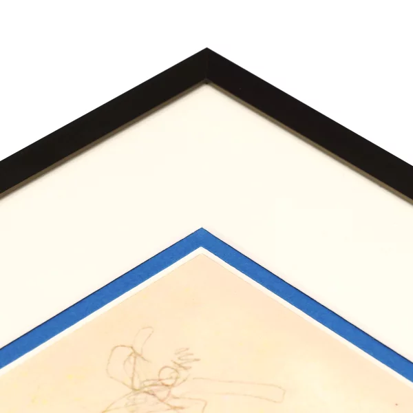 1,4 mm Doppel-Passepartout in Standardformaten 9x13 cm (5x7 cm) | Hortensie (259)