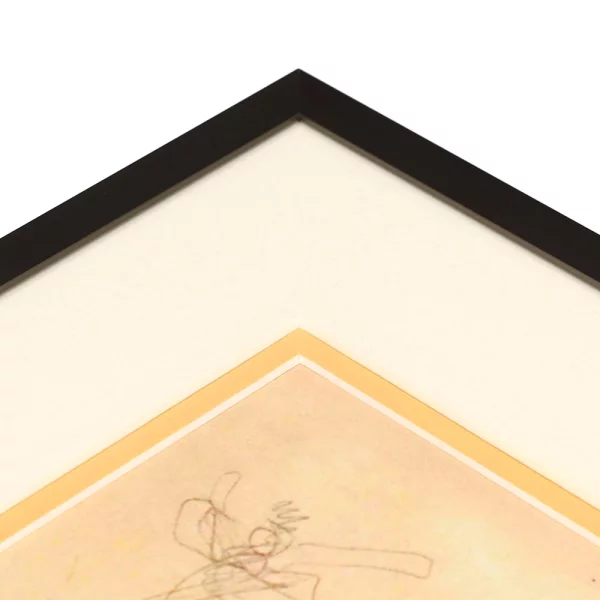 1,4 mm Doppel-Passepartout in Standardformaten 9x13 cm (5x7 cm) | Kanarienvogel (209)