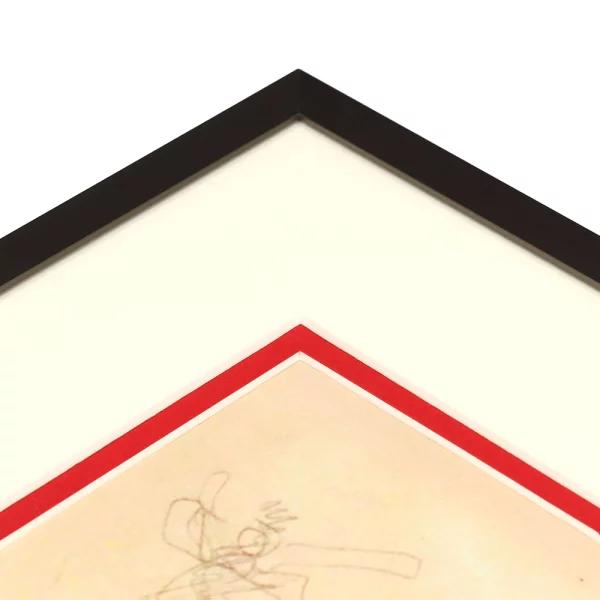 1,4 mm Doppel-Passepartout in Standardformaten 9x13 cm (5x7 cm) | Kirschrot (219)