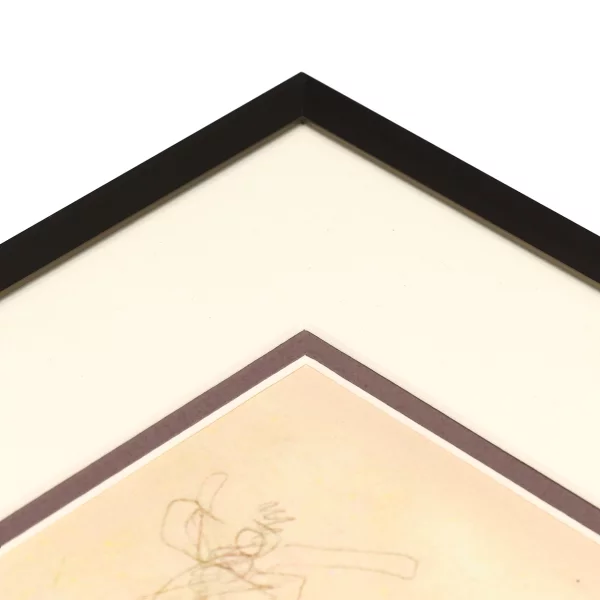1,4 mm Doppel-Passepartout in Standardformaten 9x13 cm (5x7 cm) | Maulwurf (283)