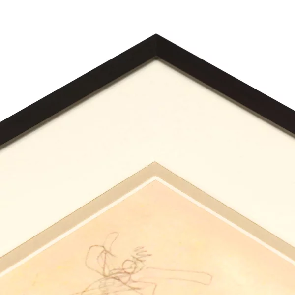 1,4 mm Doppel-Passepartout in Standardformaten 9x13 cm (5x7 cm) | Sand (210)