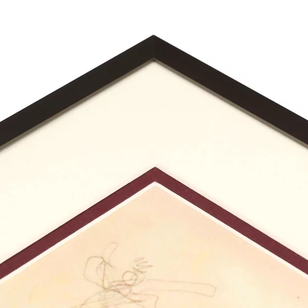 1,4 mm Doppel-Passepartout in Standardformaten 9x13 cm (5x7 cm) | Traube (218)