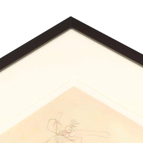 1,4 mm Doppel-Passepartout in Standardformaten 9x13 cm (5x7 cm) | Weiß (202)