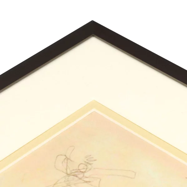 1,4 mm Doppel-Passepartout mit individuellem Ausschnitt 7x10 cm | Creme (206)
