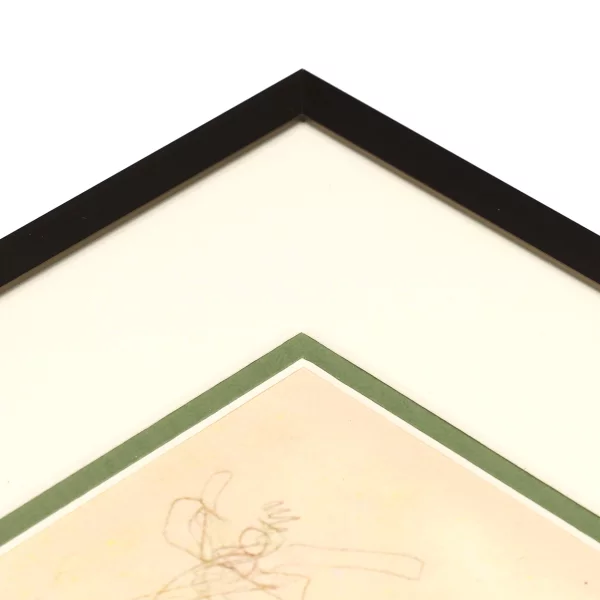 1,4 mm Doppel-Passepartout mit individuellem Ausschnitt 7x10 cm | Farngrün (276)