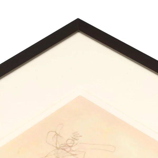 1,4 mm Doppel-Passepartout mit individuellem Ausschnitt 7x10 cm | Milchweiß (200)