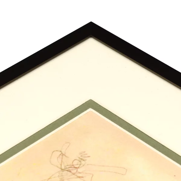 1,4 mm Doppel-Passepartout mit individuellem Ausschnitt 7x10 cm | Pistazie (239)