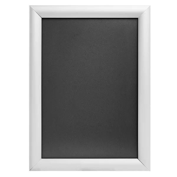 25 mm Klapprahmen magnetisch DIN A4 21x29,7 cm (A4) | silber | Kunstglas mattiert (1 mm)