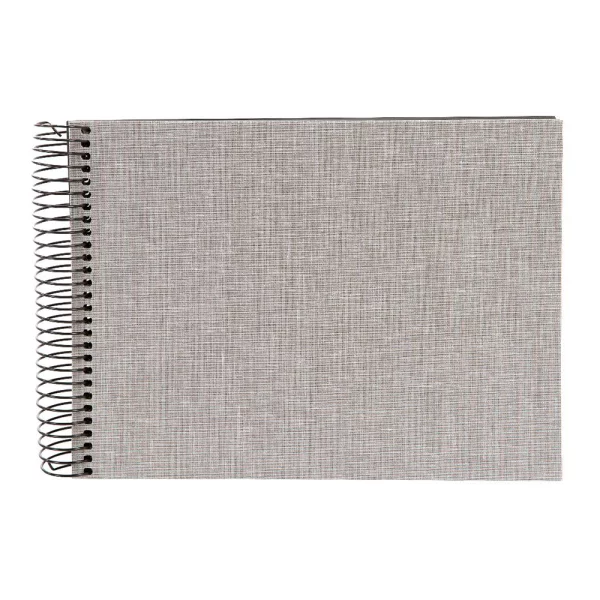 Spiralalbum Summertime - 40 schwarze Seiten zum Einkleben (17x24 cm) 17x24 cm (40 Seiten) | grau