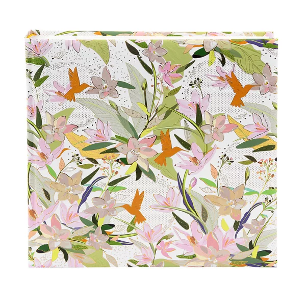 Fotoalbum Royal Lily mit 60 weißen Seiten zum Einkleben, 25x25 cm 25x25 cm (60 Seiten) | weiß