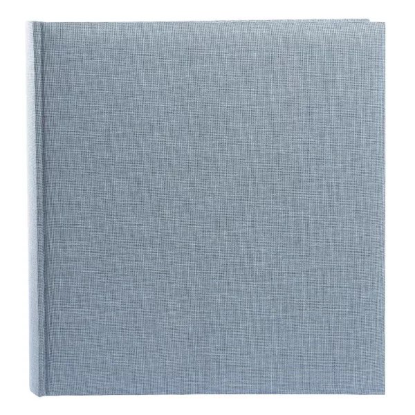 Fotoalbum Summertime Trend mit 60 weißen Seiten zum Einkleben, 30x31 cm 30x31 cm (60 Seiten) | blau-grau