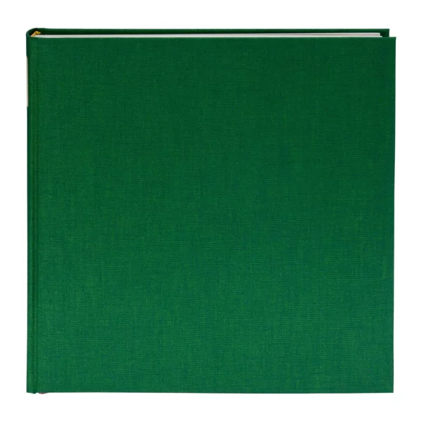 Fotoalbum Summertime Trend mit 100 weißen Seiten zum Einkleben, 30x31 cm 30x31 cm (100 Seiten) | dunkelgrün
