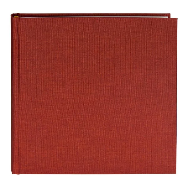 Fotoalbum Summertime Trend mit 100 weißen Seiten zum Einkleben, 30x31 cm 30x31 cm (100 Seiten) | rot
