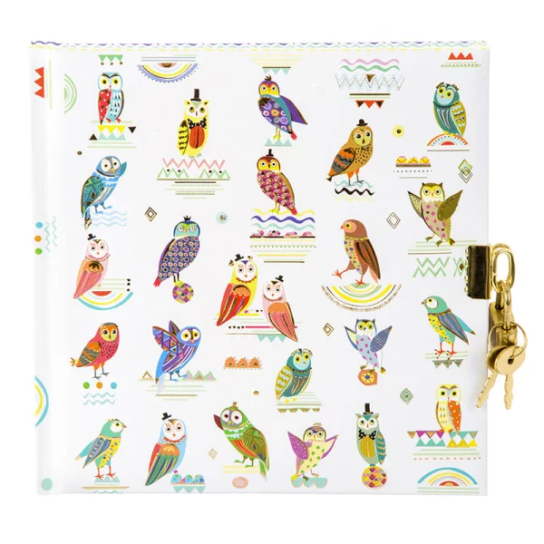 Tagebuch Owls - 96 weiße Seiten (16,5x16,5 cm) 16,5x16,5 cm (96 Seiten)