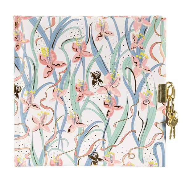 Tagebuch Garden Chic - 96 weiße Seiten (16,5x16,5 cm) 16,5x16,5 cm (96 Seiten) | weiß