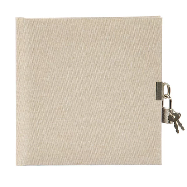 Tagebuch Summertime - 96 weiße Seiten (16,5x16,5 cm) 16,5x16,5 cm (96 Seiten) | beige