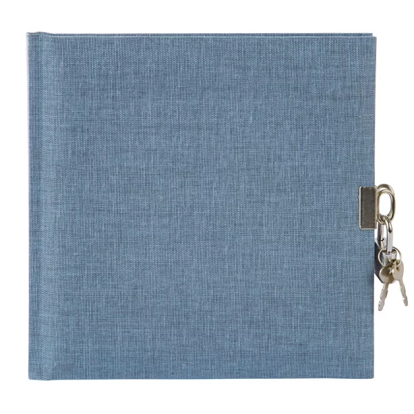Tagebuch Summertime - 96 weiße Seiten (16,5x16,5 cm) 16,5x16,5 cm (96 Seiten) | blau
