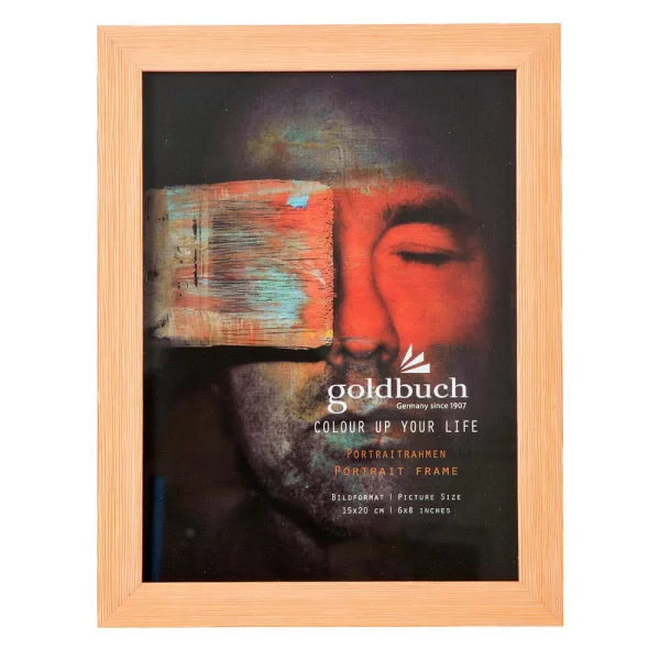 Kunststoff Bilderrahmen Colour up your life 15x20 cm | gelb | Normalglas (2 mm)