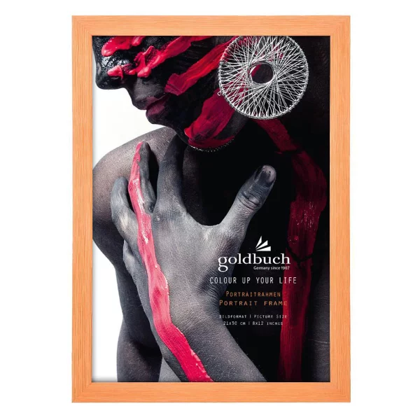 Kunststoff-Bilderrahmen "Colour up your life" 21x30 cm | gelb | Normalglas (2 mm)