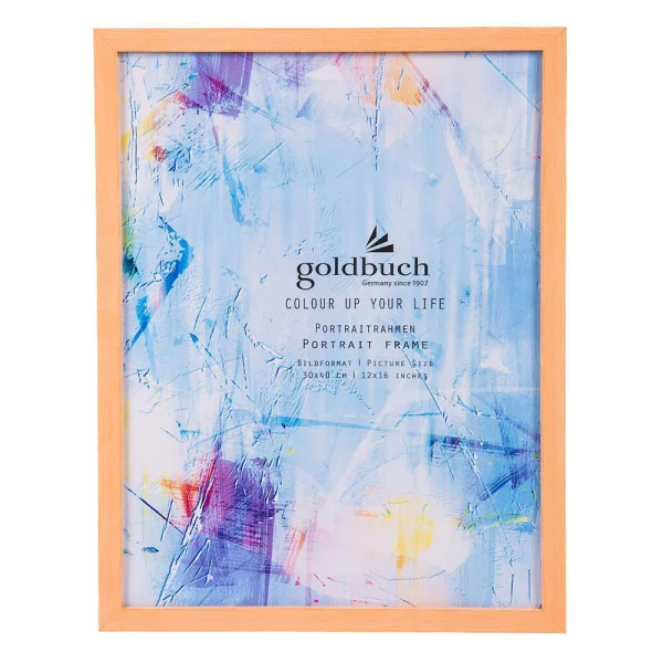 Kunststoff Bilderrahmen Colour up your life 30x40 cm | gelb | Normalglas (2 mm)