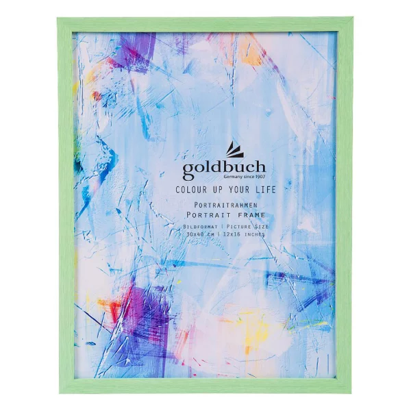 Kunststoff Bilderrahmen Colour up your life 30x40 cm | grün | Normalglas (2 mm)