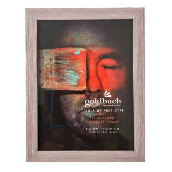 Kunststoff Bilderrahmen Colour up your life 15x20 cm | bronze | Normalglas (2 mm)