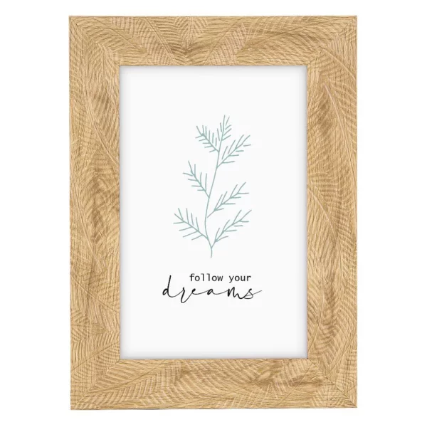 Kunststoff-Fotorahmen Florina 15x20 cm | Braun | Normalglas (2 mm)