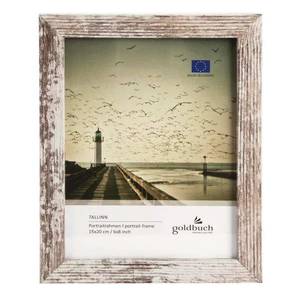 Holz Bilderrahmen Tallinn (MDF) 15x20 cm | vintage | Normalglas (2 mm)