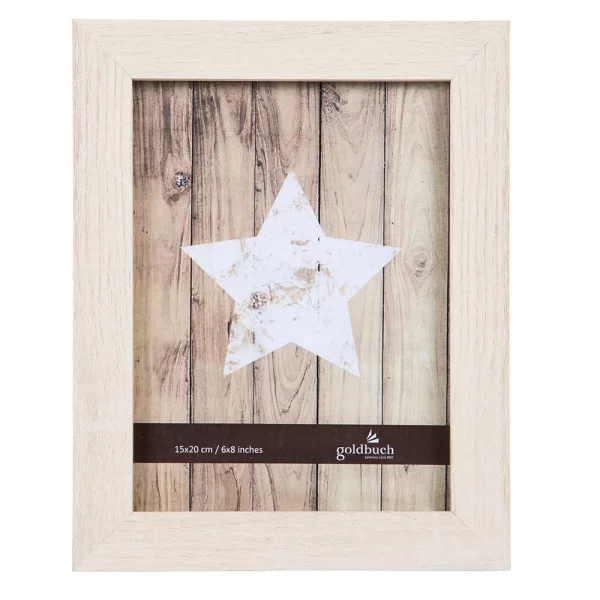 Holz-Bilderrahmen Dream (MDF) 15x20 cm | weiß | Normalglas (2 mm)